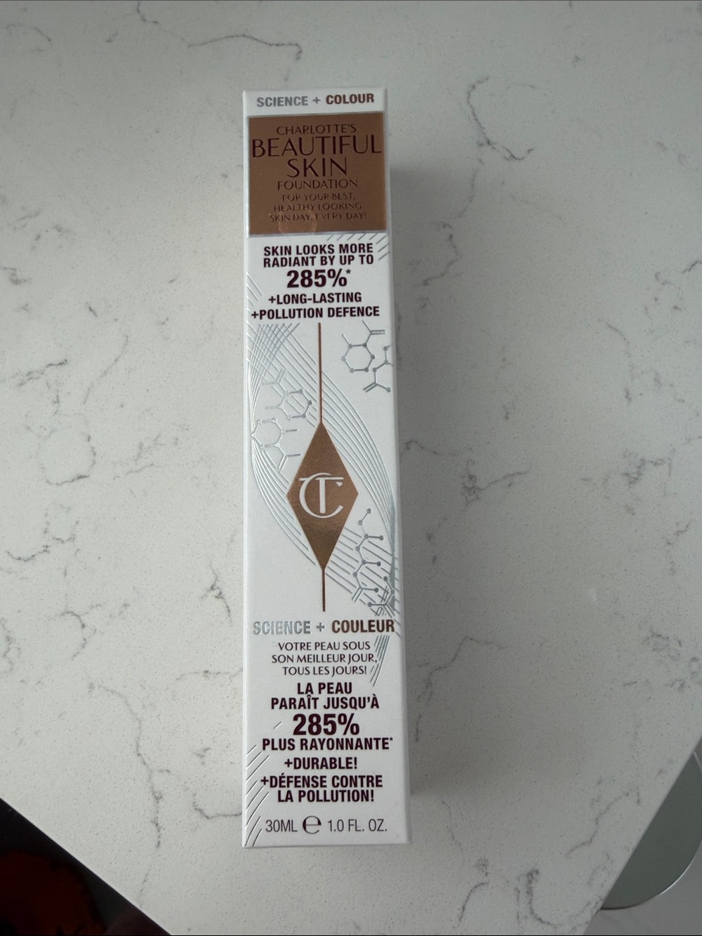 NEW Charlotte Tilbury Beautiful Skin Foundation - #3 Neutral